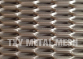 Deep color powder coated aluminum mesh 07
